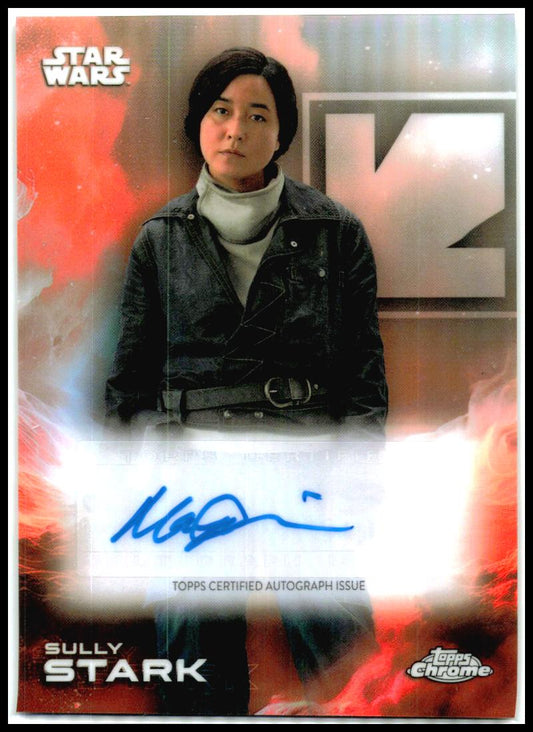 2025 Topps Chrome Star Wars #A-MA Maya Erskine as Sully Stark Auto