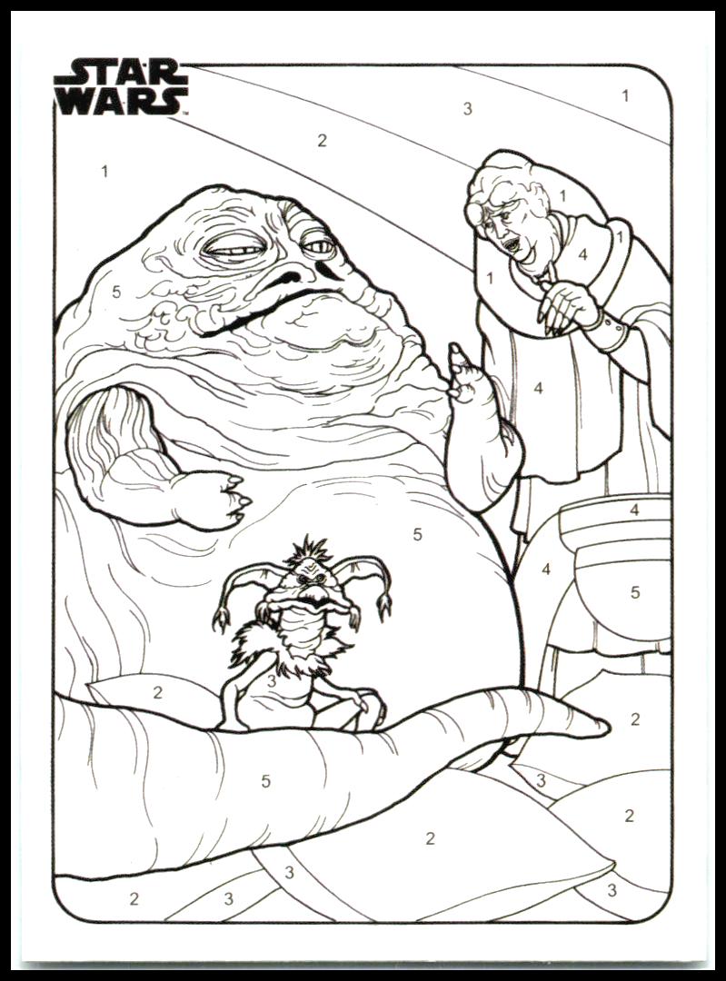 2025 Topps Chrome Star Wars Star Wars By the Number #CP-4 Jabba the Hutt