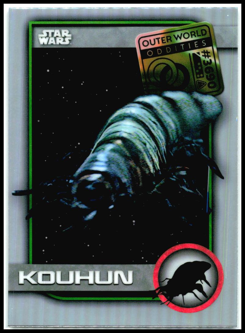 2025 Topps Chrome Star Wars Outer World Oddities #UO-8 Kouhun