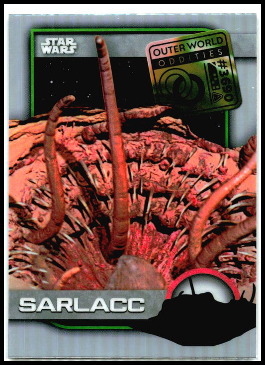 2025 Topps Chrome Star Wars Outer World Oddities #UO-19 Sarlacc