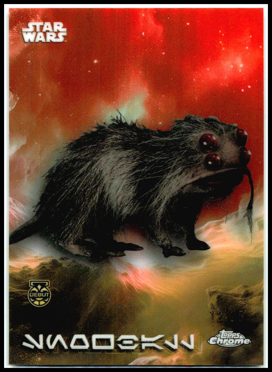 2025 Topps Chrome Star Wars Aurebesh Variation Orange  #AV-170 Snowball /25