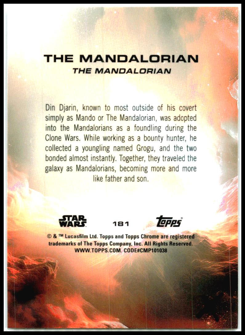2025 Topps Chrome Star Wars Prism #181 Mandalorian