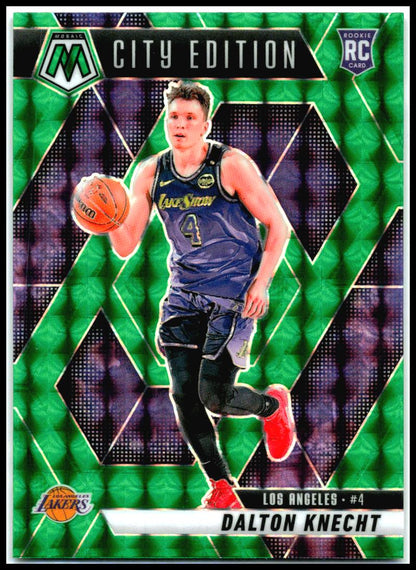 2024-25 Panini Mosaic Green Mosaic #271 Dalton Knecht Los Angeles Lakers