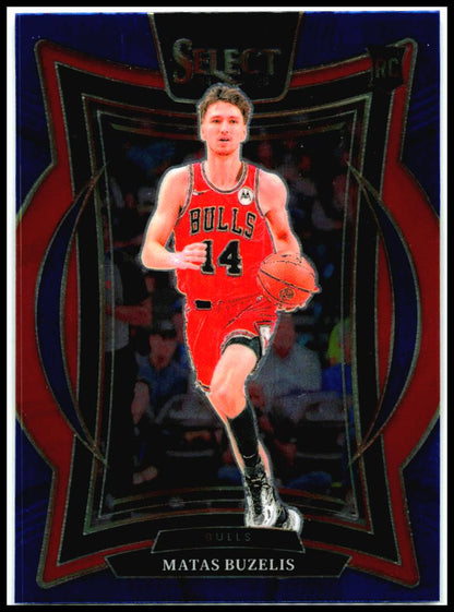 2024-25 Panini Select Blue #70 Matas Buzelis Rookie Chicago Bulls