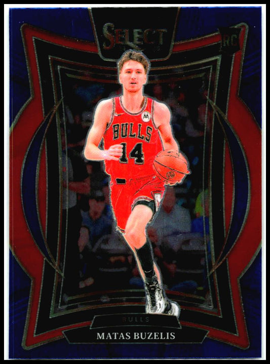 2024-25 Panini Select Blue #70 Matas Buzelis Rookie Chicago Bulls