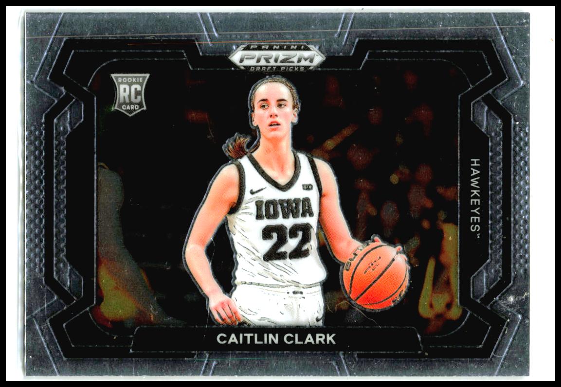 2024 Panini Prizm Draft Picks #57b Caitlin Clark Iowa Hawkeyes
