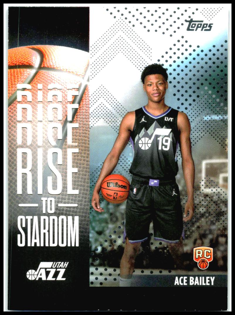 2025-26 Topps Rise to Stardom #RTS-5 Ace Bailey Utah Jazz