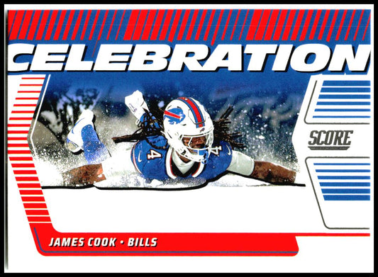 2025 Score Celebration #C-JCO James Cook Buffalo Bills