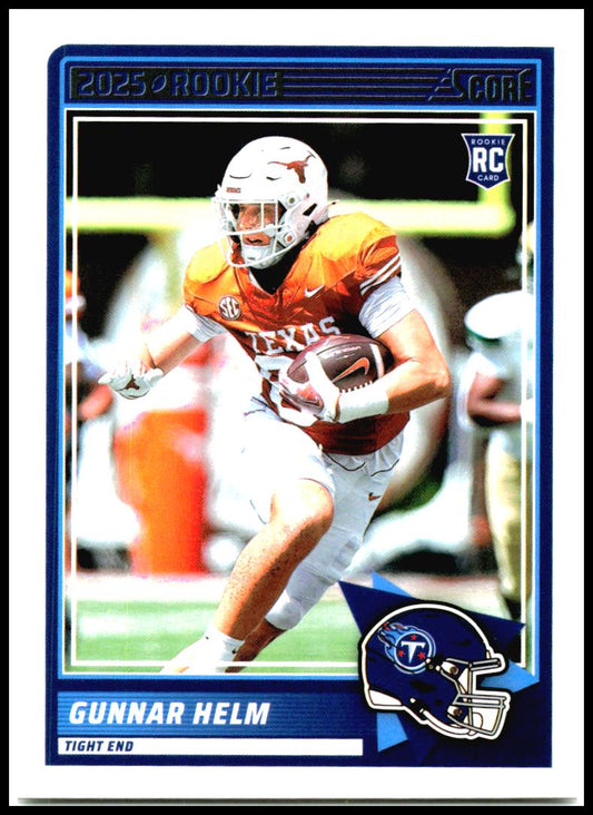 2025 Score #99 Gunnar Helm Rookie Tennessee Titans