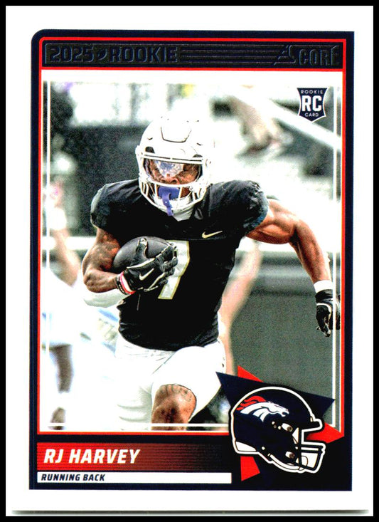 2025 Score #49 RJ Harvey Rookie Denver Broncos