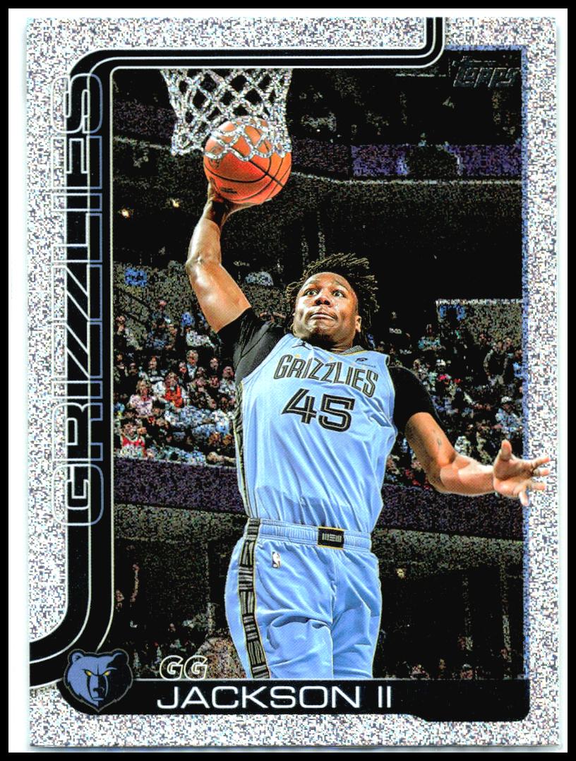 2025-26 Topps Sandglitter #249 GG Jackson II Memphis Grizzlies