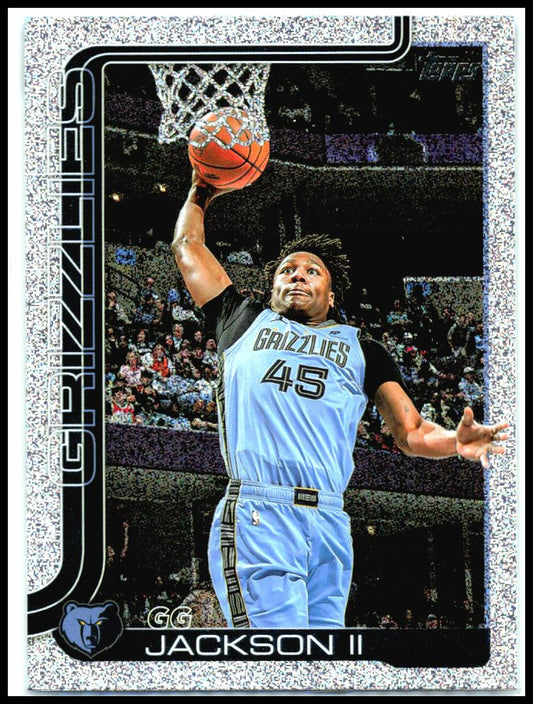 2025-26 Topps Sandglitter #249 GG Jackson II Memphis Grizzlies