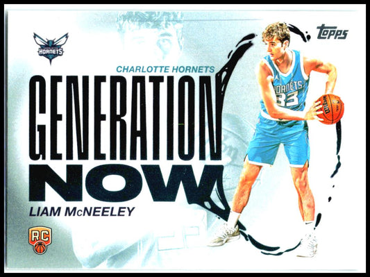 2025-26 Topps Generation Now #GN-29 Liam McNeeley Charlotte Hornets