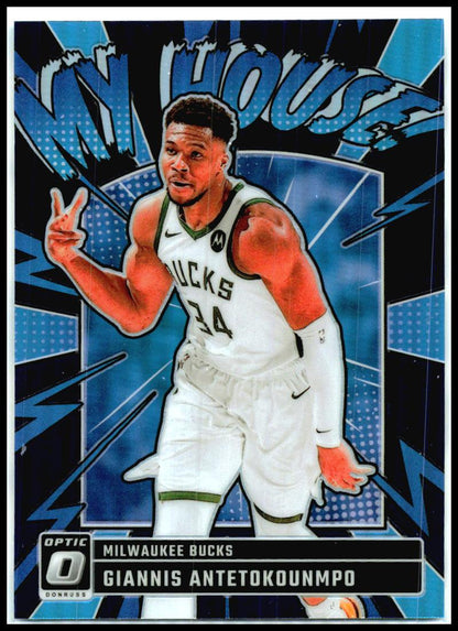 2024-25 Donruss Optic My House Purple #5 Giannis Antetokounmpo Milwaukee Bucks