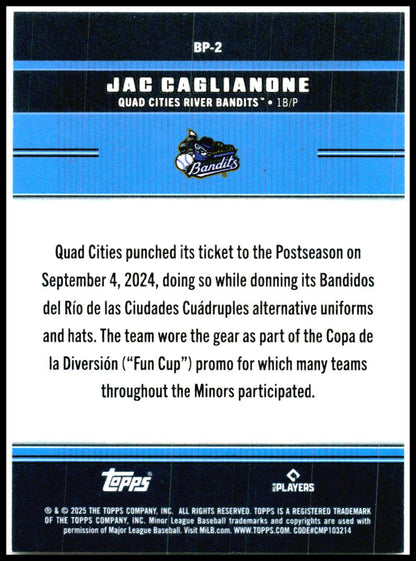 2025 Topps Pro Debut Ballpark Promos #bp-2 jac caglianone