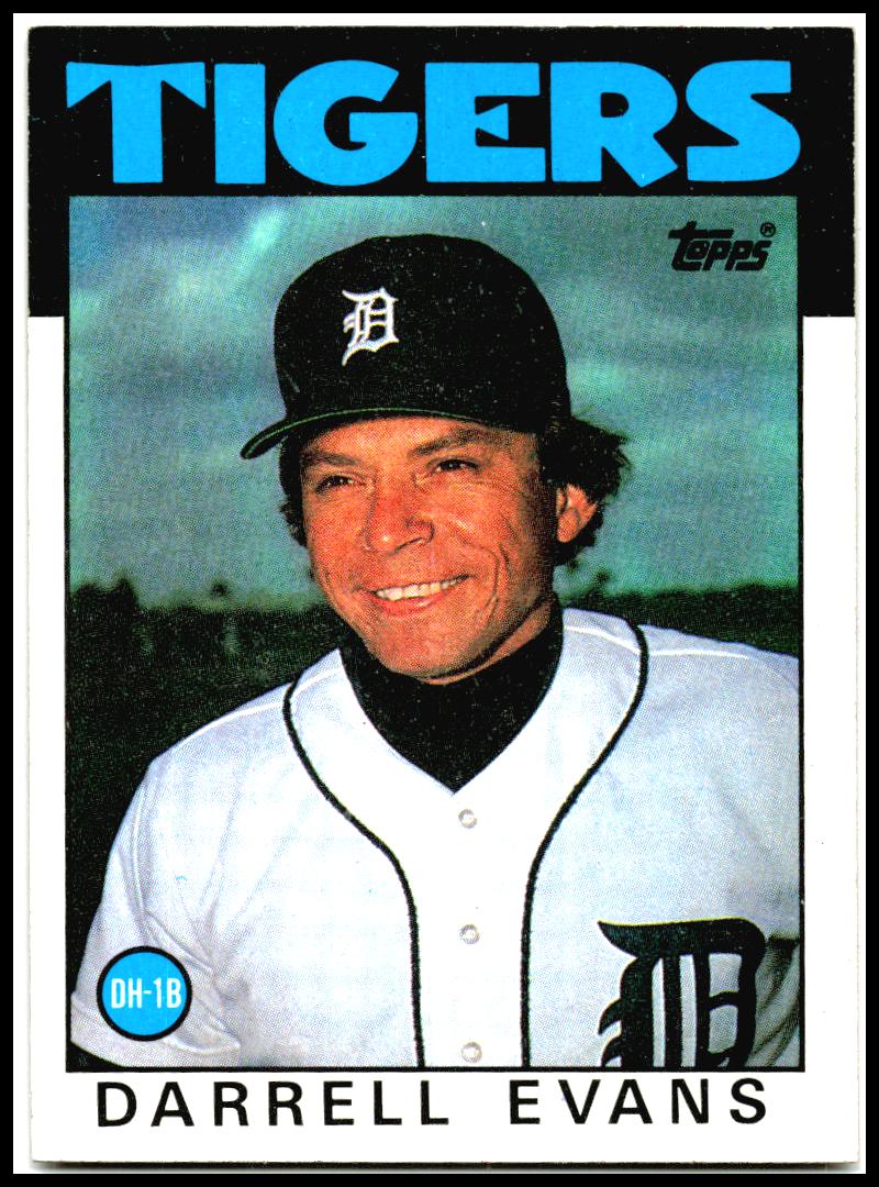 1986 Topps #515 Darrell Evans Detroit Tigers