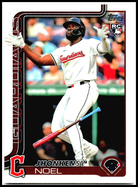 2025 Topps #24 Jhonkensy Noel Rookie Cleveland Guardians