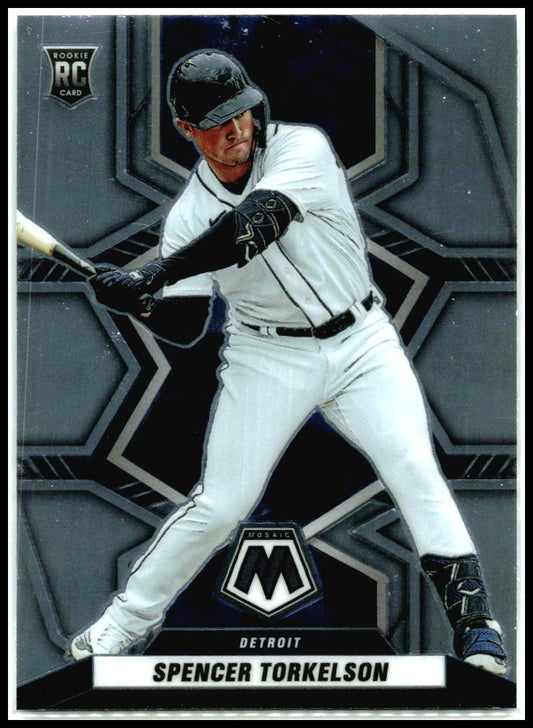 2022 Panini Mosaic #266 Spencer Torkelson Rookie Detroit Tigers