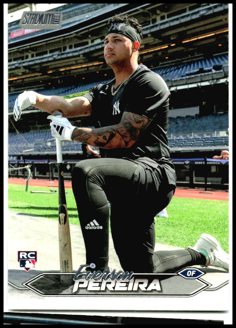 2024 Stadium Club #287 Everson Pereira Rookie New York Yankees
