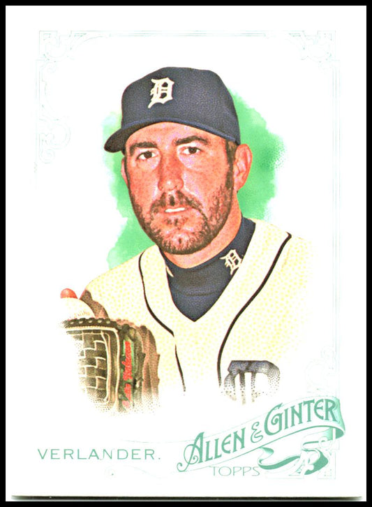 2015 Topps Allen & Ginter #15 Justin Verlander Detroit Tigers