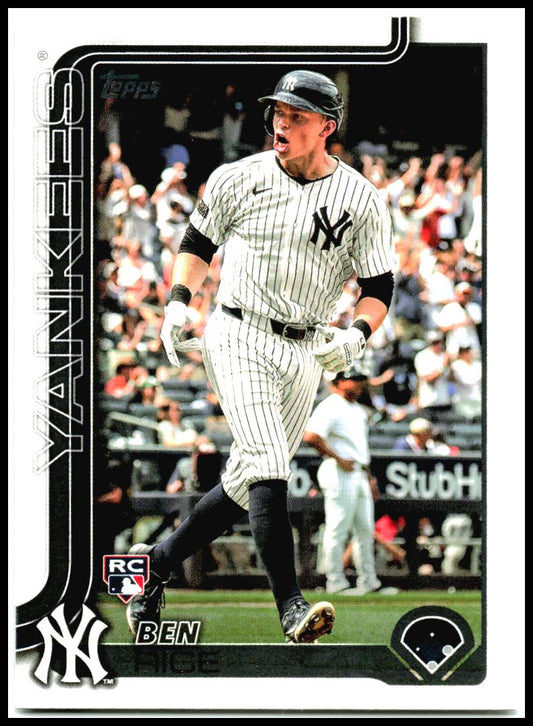 2025 Topps #337 Ben Rice New York Yankees