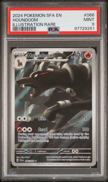 2024 Pokemon Sfa En-Shrouded Fable Illustration Rare #066 Houndoom