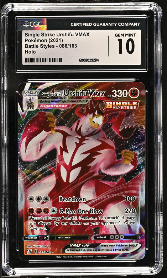 2021 Battle Styles #086/163 Single Strike Urshifu VMAX