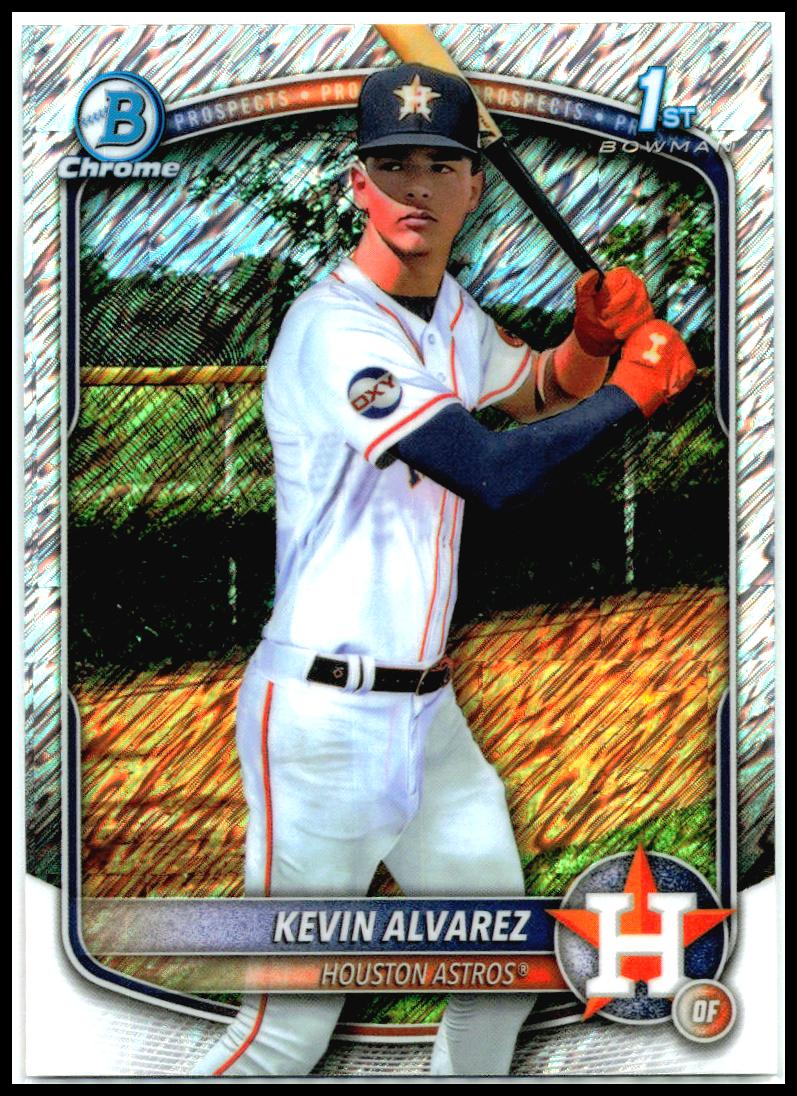 2025 Bowman Chrome Shimmer #BCP-227 Kevin Alvarez Houston Astros