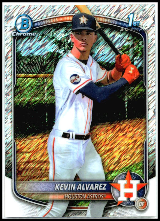 2025 Bowman Chrome Shimmer #BCP-227 Kevin Alvarez Houston Astros