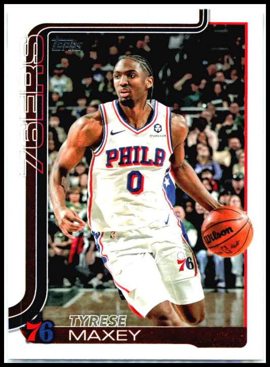 2025-26 Topps #21 Tyrese Maxey Philadelphia 76ers