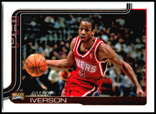 2025-26 Topps #253 Allen Iverson Philadelphia 76ers