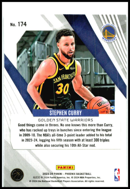 2023-24 Panini Phoenix #174 Stephen Curry Golden State Warriors
