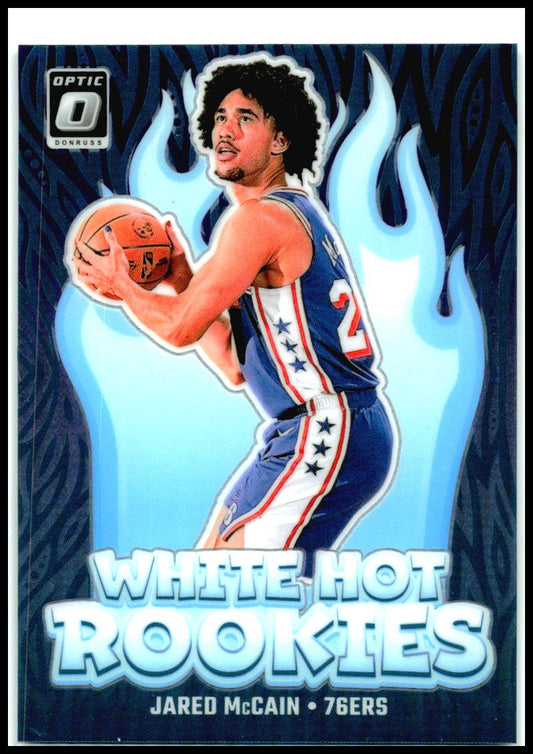 2024-25 Donruss Optic White Hot Rookies Purple #2 Jared McCain 76ers