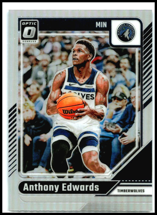 2024-25 Donruss Optic Holo #31 Anthony Edwards Minnesota Timberwolves
