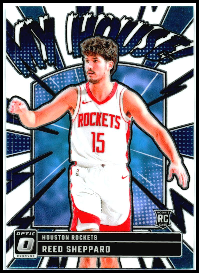 2024-25 Donruss Optic My House #18 Reed Sheppard Houston Rockets