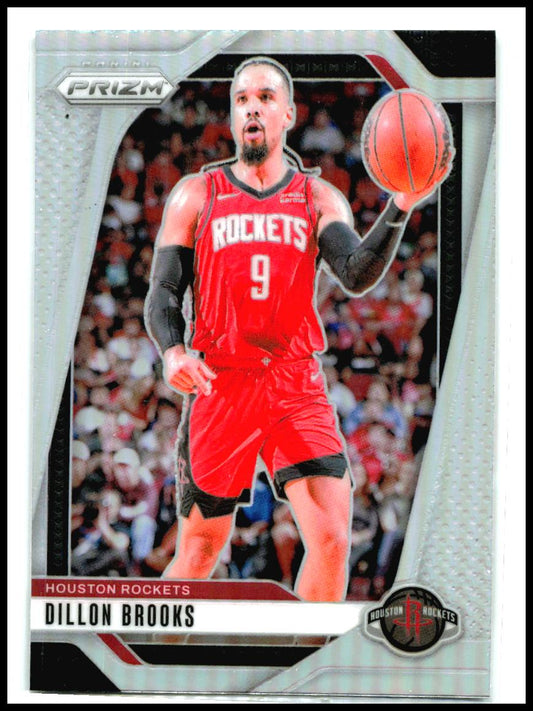 2024-25 Panini Prizm Prizms Silver #213 Dillon Brooks Houston Rockets