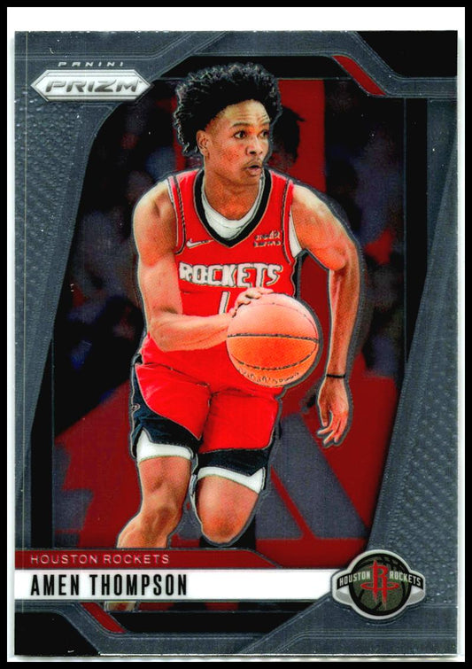 2024-25 Panini Prizm #118 Amen Thompson Houston Rockets