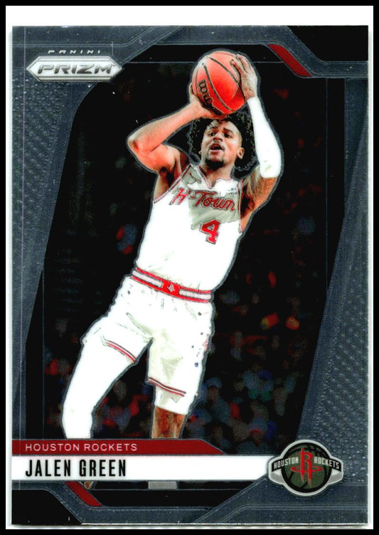 2024-25 Panini Prizm #102 Jalen Green Houston Rockets