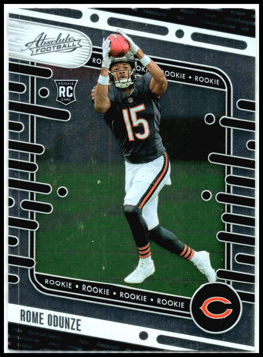 2024 Panini Absolute #109 Rome Odunze Chicago Bears