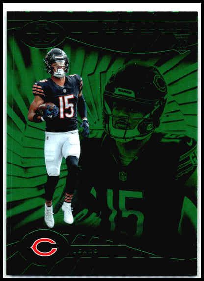 2024 Panini Illusions Emerald Trophy Collection #14 Rome Odunze Rookie Bears