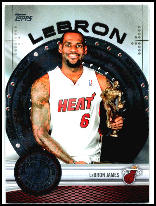 2025-26 Topps MVP Vault #MVP-8 LeBron James Miami Heat