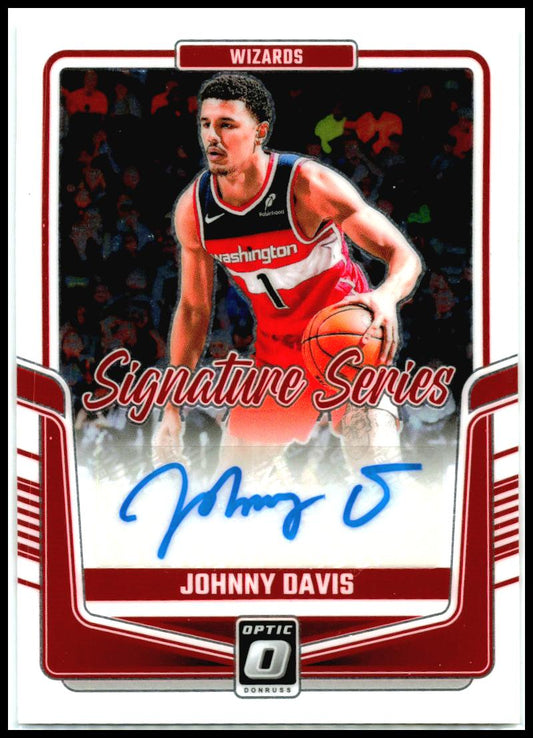 2024-25 Donruss Optic Signature Series #SS-JHN Johnny Davis Auto Wizards