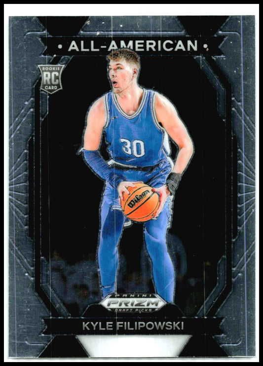 2024 Panini Prizm Draft Picks All-American #20 Kyle Filipowski Duke Blue Devils