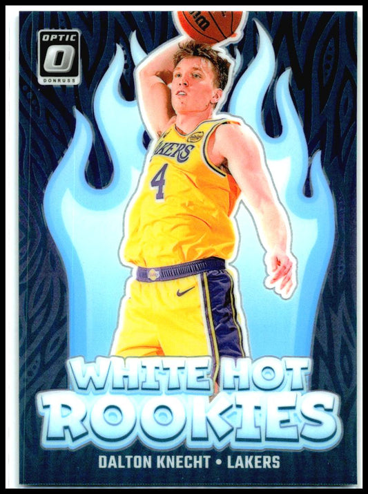 2024-25 Donruss Optic White Hot Rookies Purple #9 Dalton Knecht Lakers