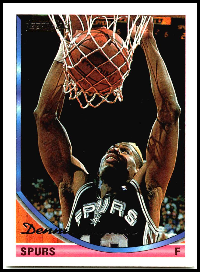 1993-94 Topps Gold #324 Dennis Rodman San Antonio Spurs
