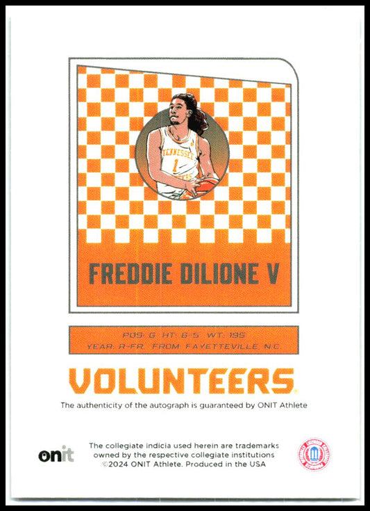 2024 onit signature series /144 #NNO Freddie Dilione V