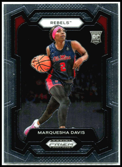2024 Panini Prizm Draft Picks #96 Marquesha Davis Ole Miss Rebels