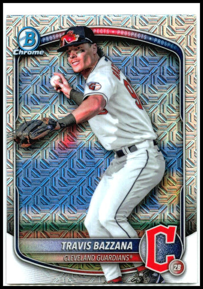 2025 Bowman Mojo Refractor #BCP-131 Travis Bazzana Cleveland Guardians