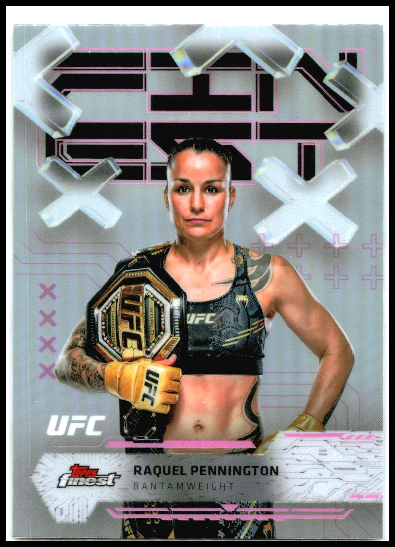 2025 Topps Finest UFC Common #77 Raquel Pennington