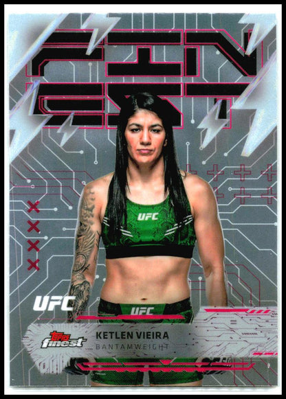 2025 Topps Finest UFC Rare #255 Ketlen Vieira